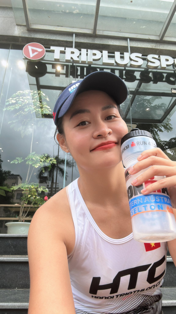 uống nước khi tập luyện